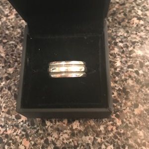 Tiffany atlas sterling silver ring